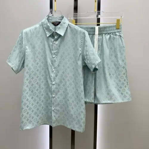 Louis Vuitton LV Tracksuits Short Sleeved For Men #1454113 $52.00 USD, Wholesale Replica Louis Vuitton LV Tracksuits