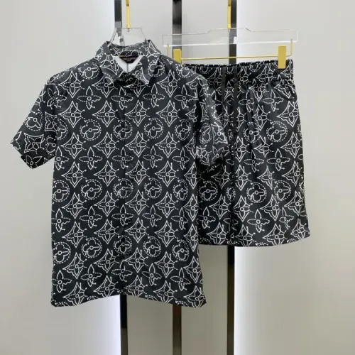 Louis Vuitton LV Tracksuits Short Sleeved For Men #1454119 $52.00 USD, Wholesale Replica Louis Vuitton LV Tracksuits