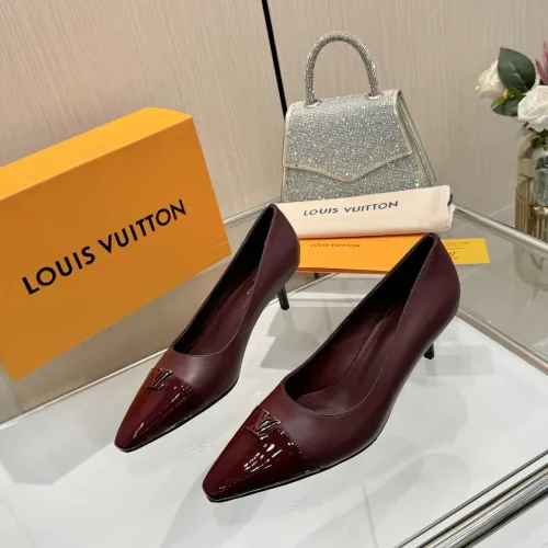 Louis Vuitton High-Heeled Shoes For Women #1454388 $112.00 USD, Wholesale Replica Louis Vuitton High-Heeled Shoes