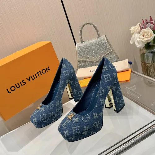 Louis Vuitton High-Heeled Shoes For Women #1454401 $118.00 USD, Wholesale Replica Louis Vuitton High-Heeled Shoes