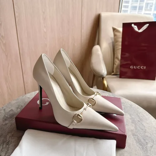 Gucci High-Heeled Shoes For Women #1454404 $105.00 USD, Wholesale Replica Gucci High-Heeled Shoes