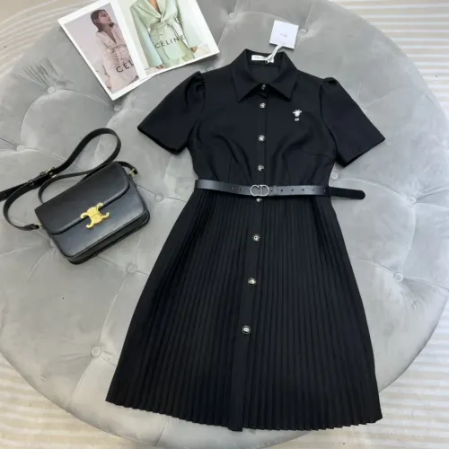 Christian Dior Dresses Short Sleeved For Women #1454416 $80.00 USD, Wholesale Replica Christian Dior Dresses