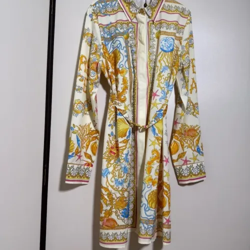 Versace Dresses Long Sleeved For Women #1454422 $92.00 USD, Wholesale Replica Versace Dresses