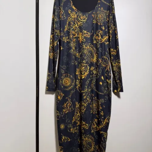 Versace Dresses Long Sleeved For Women #1454429 $92.00 USD, Wholesale Replica Versace Dresses
