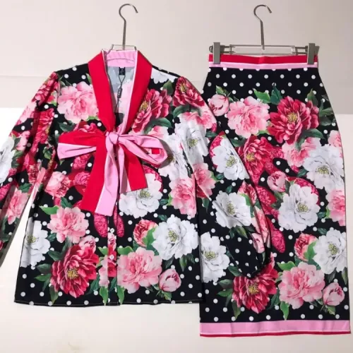 Dolce &amp; Gabbana D&amp;G Tracksuits Long Sleeved For Women #1454498 $100.00 USD, Wholesale Replica Dolce &amp; Gabbana D&amp;G Tracksuits