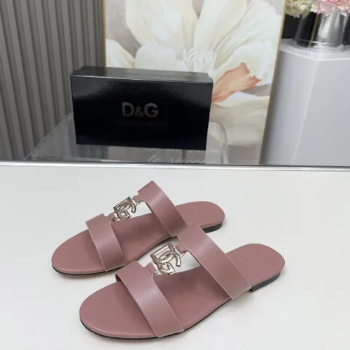 Dolce &amp; Gabbana D&amp;G Slippers For Women #1454526 $85.00 USD, Wholesale Replica Dolce &amp; Gabbana D&amp;G Slippers