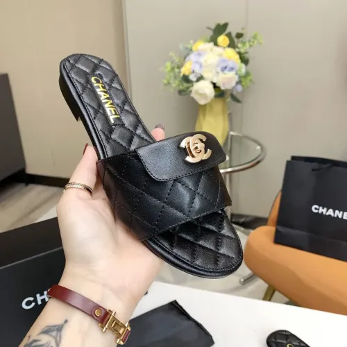 Replica Chanel Slippers For Women #1454553 $72.00 USD for Wholesale