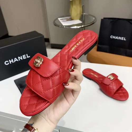 Replica Chanel Slippers For Women #1454556 $72.00 USD for Wholesale