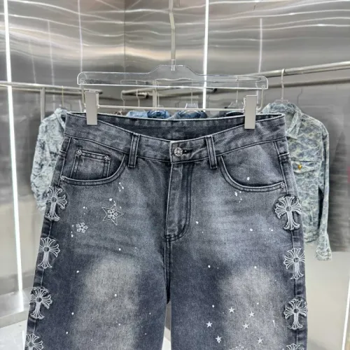 Replica Chrome Hearts Jeans For Men #1454634 $48.00 USD for Wholesale