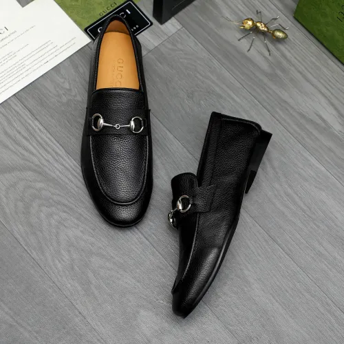 Replica Gucci Oxfords Shoes For Men #1454723 $92.00 USD for Wholesale