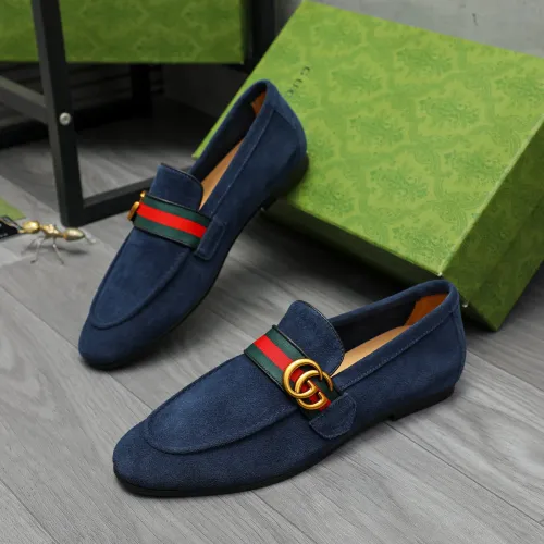 Gucci Oxfords Shoes For Men #1454725 $92.00 USD, Wholesale Replica Gucci Oxfords Shoes
