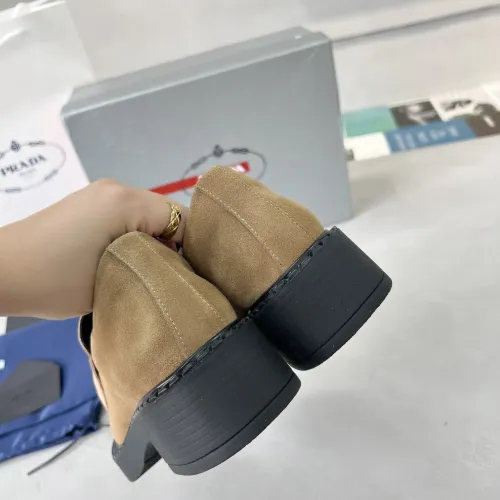 Replica Prada Leather Shoes For Men #1455242 $98.00 USD for Wholesale