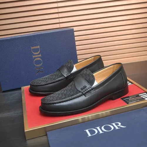 Christian Dior Leather Shoes For Men #1455652 $102.00 USD, Wholesale Replica Christian Dior Leather Shoes