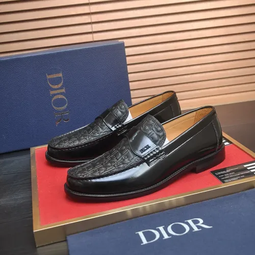Christian Dior Leather Shoes For Men #1455653 $102.00 USD, Wholesale Replica Christian Dior Leather Shoes