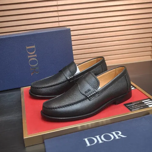 Christian Dior Leather Shoes For Men #1455654 $102.00 USD, Wholesale Replica Christian Dior Leather Shoes