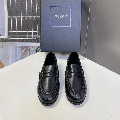 Replica Yves Saint Laurent YSL Leather Shoes For Men #1456118 $125.00 USD for Wholesale