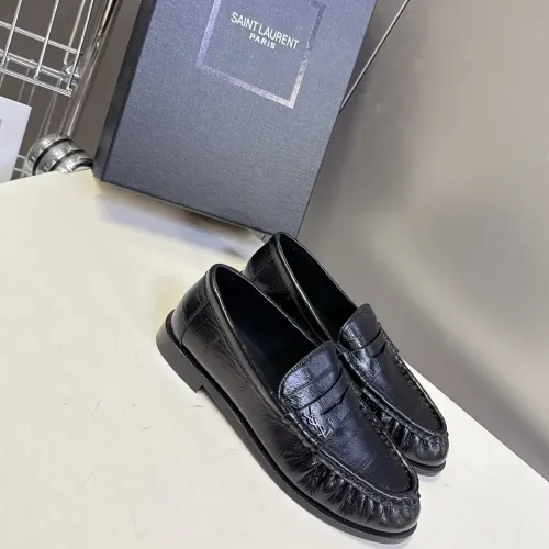 Yves Saint Laurent YSL Leather Shoes For Men #1456140 $125.00 USD, Wholesale Replica Yves Saint Laurent YSL Leather Shoes