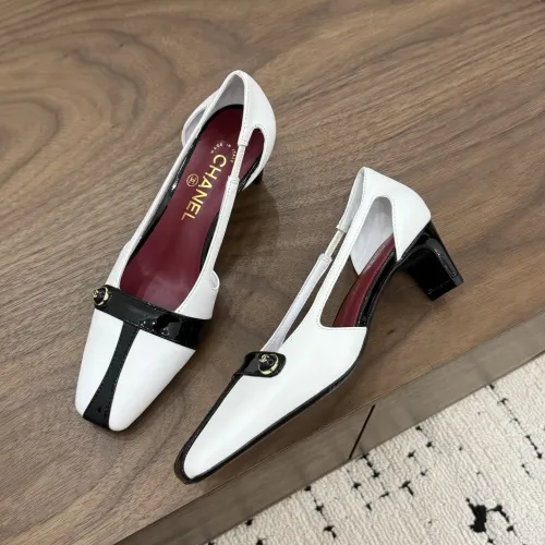 Chanel High-Heeled Shoes For Women #1456158 $105.00 USD, Wholesale Replica Chanel High-Heeled Shoes