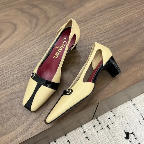 Chanel High-Heeled Shoes For Women #1456161 $105.00 USD, Wholesale Replica Chanel High-Heeled Shoes