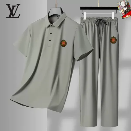 Louis Vuitton LV Tracksuits Short Sleeved For Men #1457220 $72.00 USD, Wholesale Replica Louis Vuitton LV Tracksuits