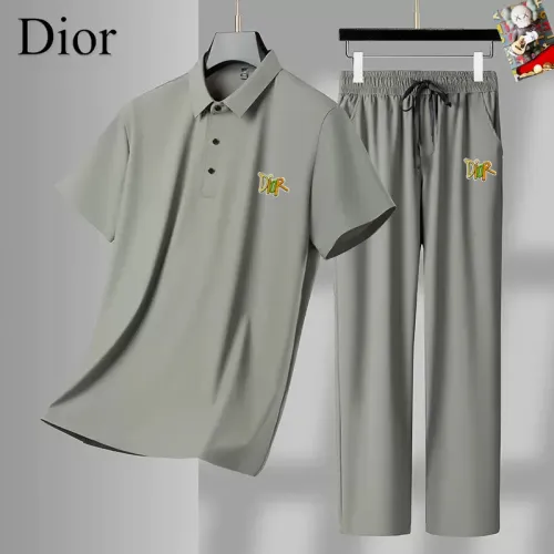 Christian Dior Tracksuits Short Sleeved For Men #1457240 $72.00 USD, Wholesale Replica Christian Dior Tracksuits