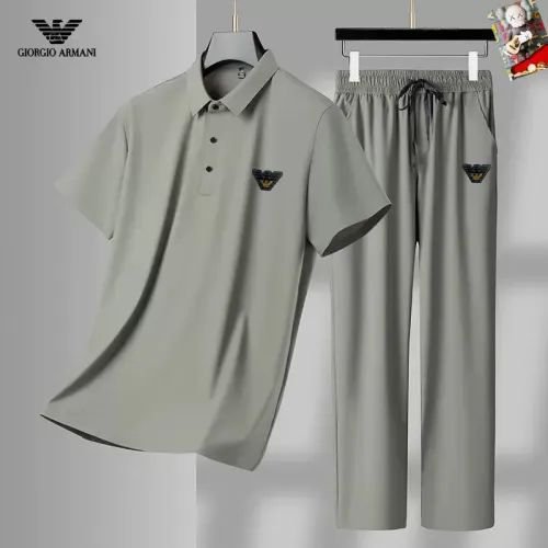 Armani Tracksuits Short Sleeved For Men #1457291