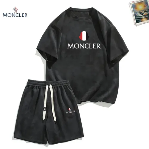 Moncler Tracksuits Short Sleeved For Men #1457310 $52.00 USD, Wholesale Replica Moncler Tracksuits