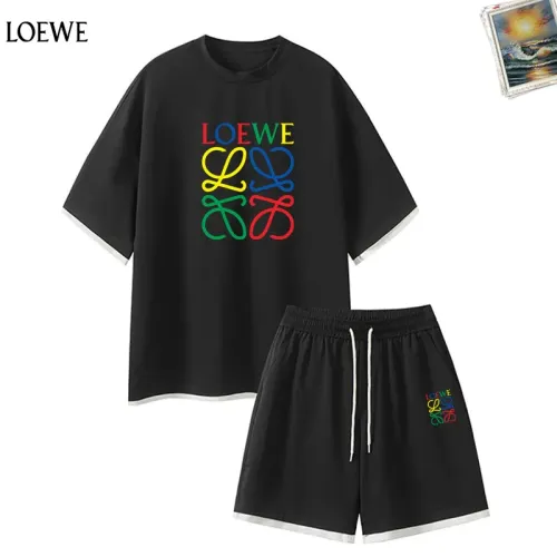 LOEWE Tracksuits Short Sleeved For Men #1457321 $52.00 USD, Wholesale Replica LOEWE Tracksuits