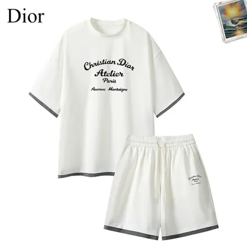 Christian Dior Tracksuits Short Sleeved For Men #1457322 $52.00 USD, Wholesale Replica Christian Dior Tracksuits