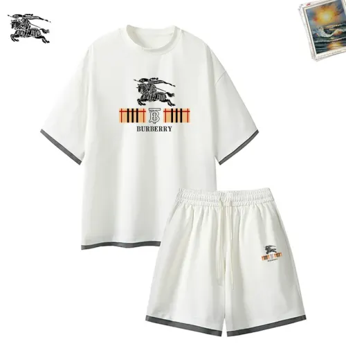 Burberry Tracksuits Short Sleeved For Men #1457325 $52.00 USD, Wholesale Replica Burberry Tracksuits
