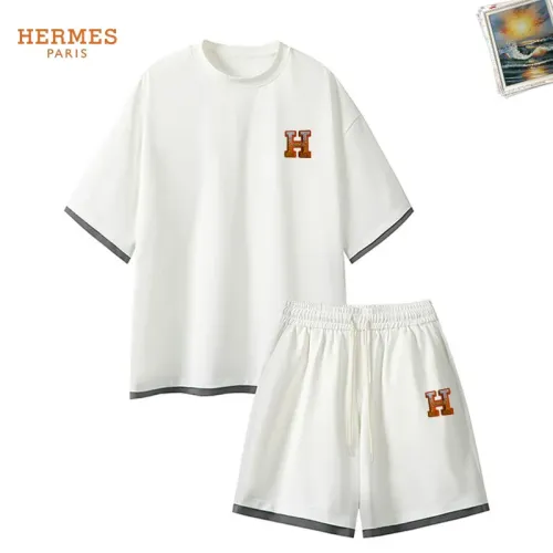 Hermes Tracksuits Short Sleeved For Men #1457337 $52.00 USD, Wholesale Replica Hermes Tracksuits