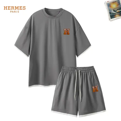 Hermes Tracksuits Short Sleeved For Men #1457338 $52.00 USD, Wholesale Replica Hermes Tracksuits