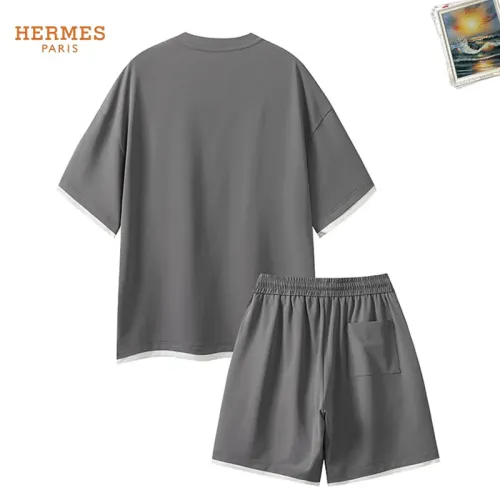 Replica Hermes Tracksuits Short Sleeved For Men #1457338 $52.00 USD for Wholesale