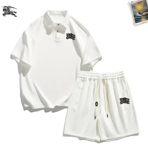 Burberry Tracksuits Short Sleeved For Men #1457343 $52.00 USD, Wholesale Replica Burberry Tracksuits