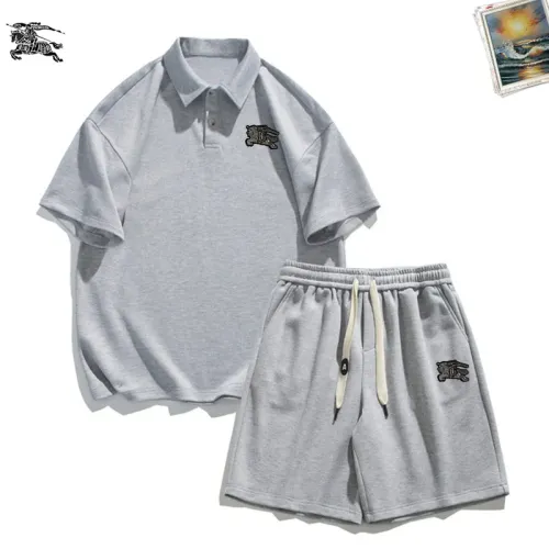 Burberry Tracksuits Short Sleeved For Men #1457345 $52.00 USD, Wholesale Replica Burberry Tracksuits