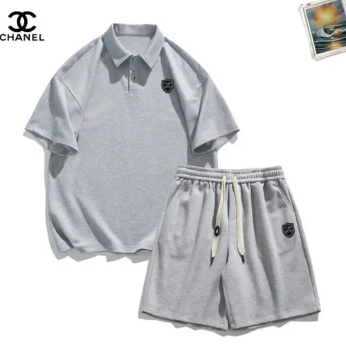 Chanel Tracksuits Short Sleeved For Men #1457361 $52.00 USD, Wholesale Replica Chanel Tracksuits