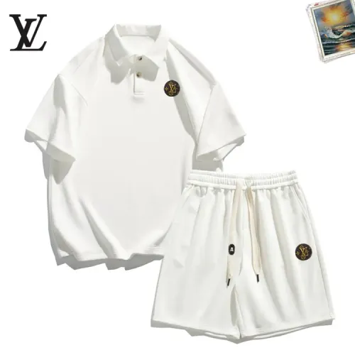 Louis Vuitton LV Tracksuits Short Sleeved For Men #1457367 $52.00 USD, Wholesale Replica Louis Vuitton LV Tracksuits