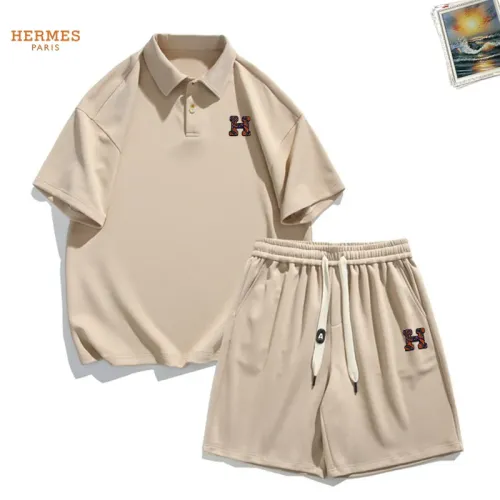 Hermes Tracksuits Short Sleeved For Men #1457374 $52.00 USD, Wholesale Replica Hermes Tracksuits
