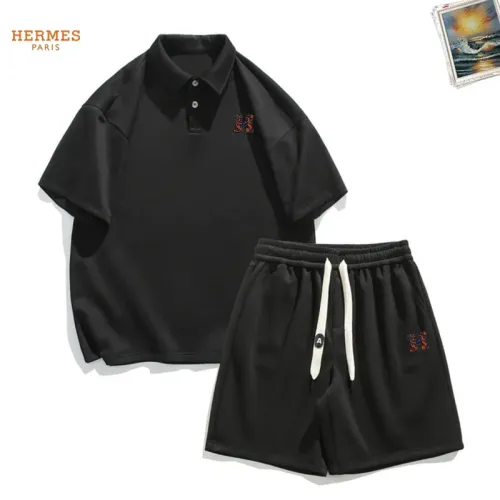 Hermes Tracksuits Short Sleeved For Men #1457376 $52.00 USD, Wholesale Replica Hermes Tracksuits