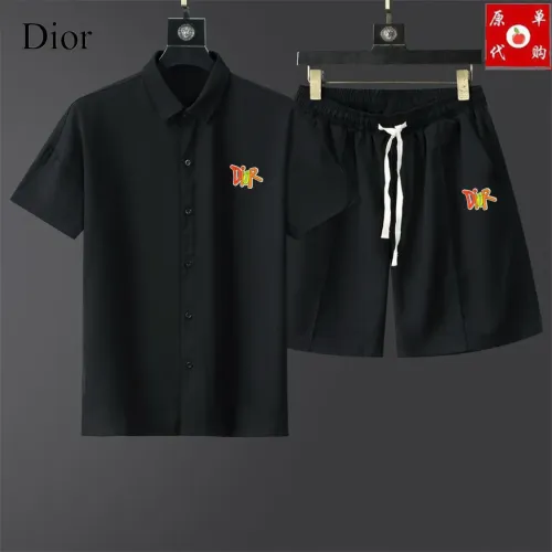 Christian Dior Tracksuits Short Sleeved For Men #1457384 $48.00 USD, Wholesale Replica Christian Dior Tracksuits