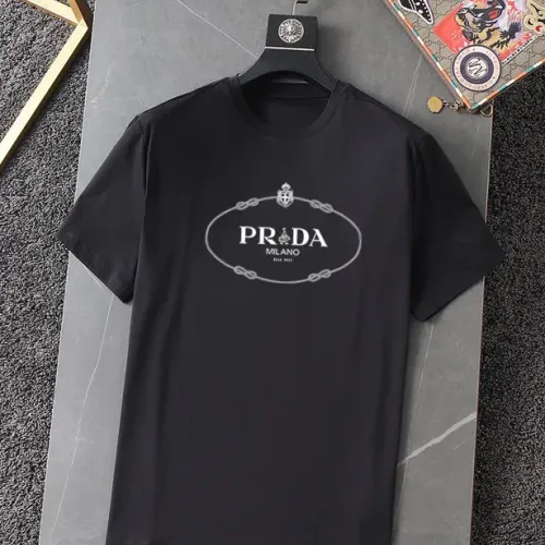 Prada T-Shirts Short Sleeved For Unisex #1457497 $25.00 USD, Wholesale Replica Prada T-Shirts
