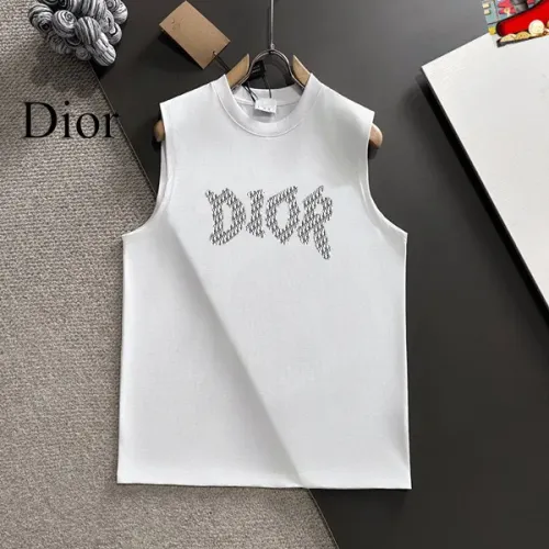 Christian Dior T-Shirts Sleeveless For Unisex #1457569 $25.00 USD, Wholesale Replica Christian Dior T-Shirts