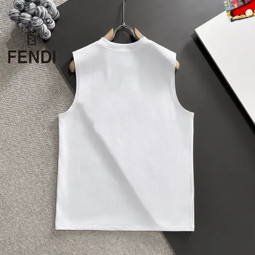 Replica Fendi T-Shirts Sleeveless For Unisex #1457588 $25.00 USD for Wholesale