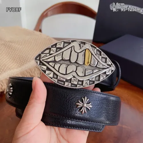 Replica Chrome Hearts AAA Quality Belts For Men #1457736 $98.00 USD for Wholesale