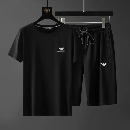 Armani Tracksuits Short Sleeved For Men #1458096