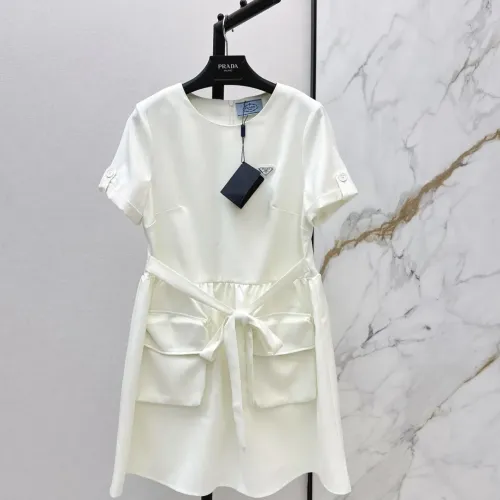 Prada Dresses Short Sleeved For Women #1458097 $76.00 USD, Wholesale Replica Prada Dresses