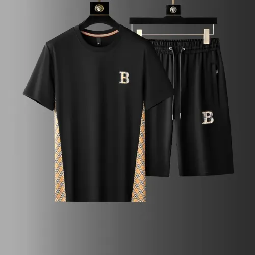 Burberry Tracksuits Short Sleeved For Men #1458110 $68.00 USD, Wholesale Replica Burberry Tracksuits