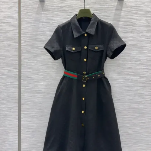 Gucci Dresses Short Sleeved For Women #1458137 $82.00 USD, Wholesale Replica Gucci Dresses