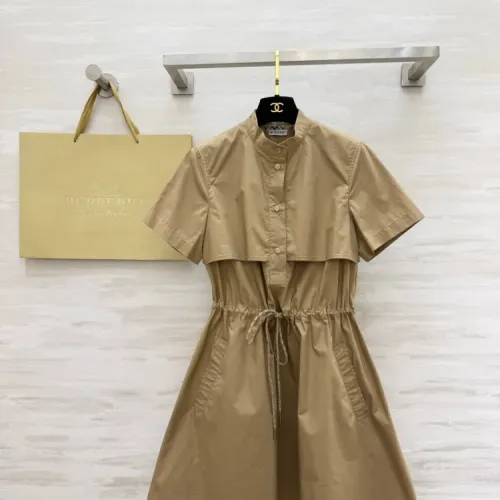 Burberry Dresses Short Sleeved For Women #1458144 $135.00 USD, Wholesale Replica Burberry Dresses