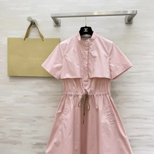 Burberry Dresses Short Sleeved For Women #1458145 $135.00 USD, Wholesale Replica Burberry Dresses